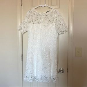 Never worn white lace dress